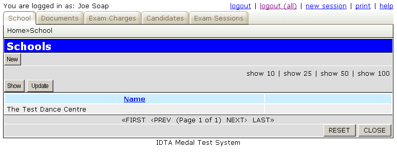 School List